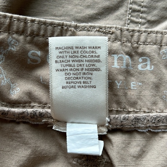 Sonoma Life Style Cargo Tan Skirt Size 12 - Picture 10 of 12